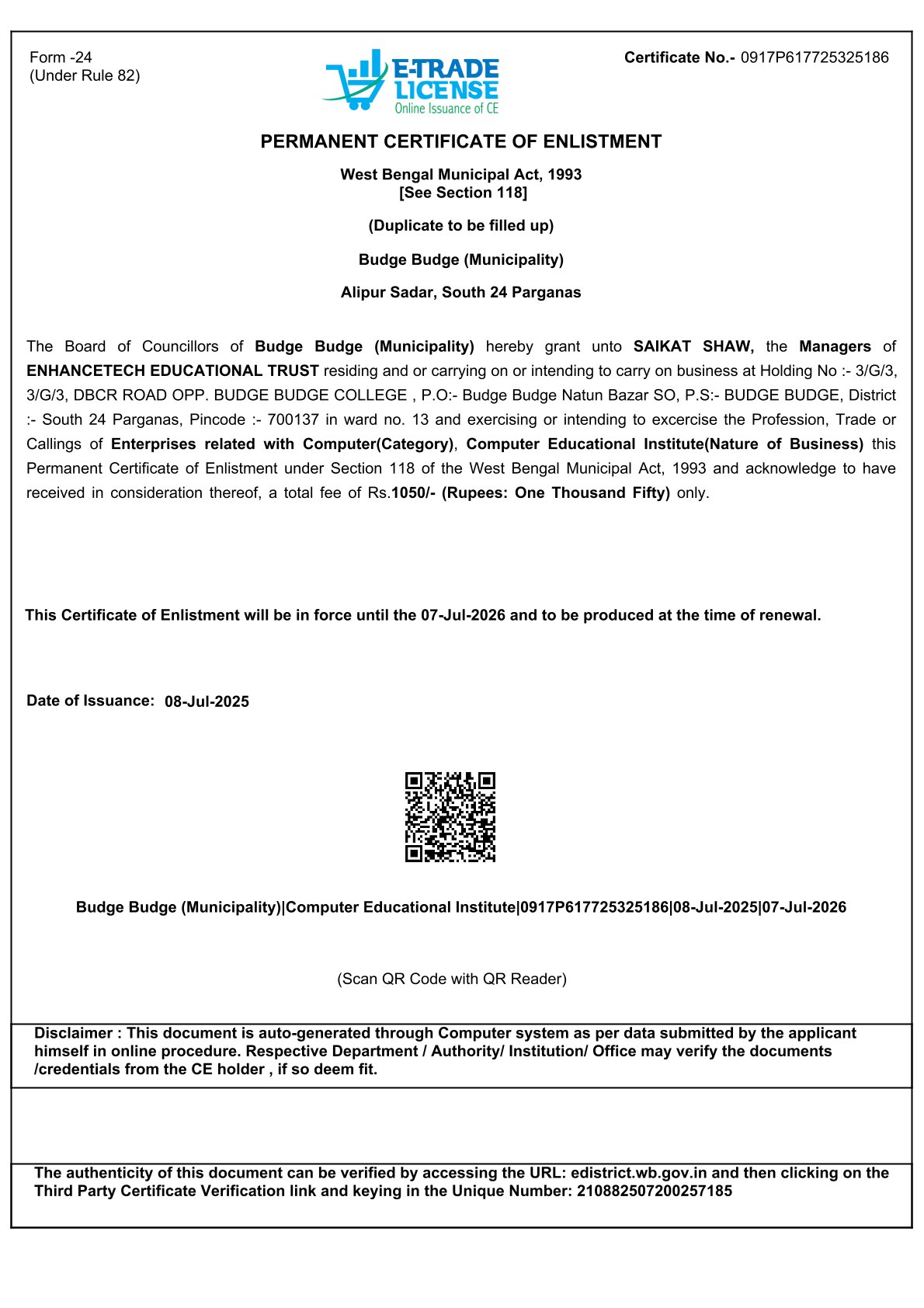 TRADE LICENCE 2